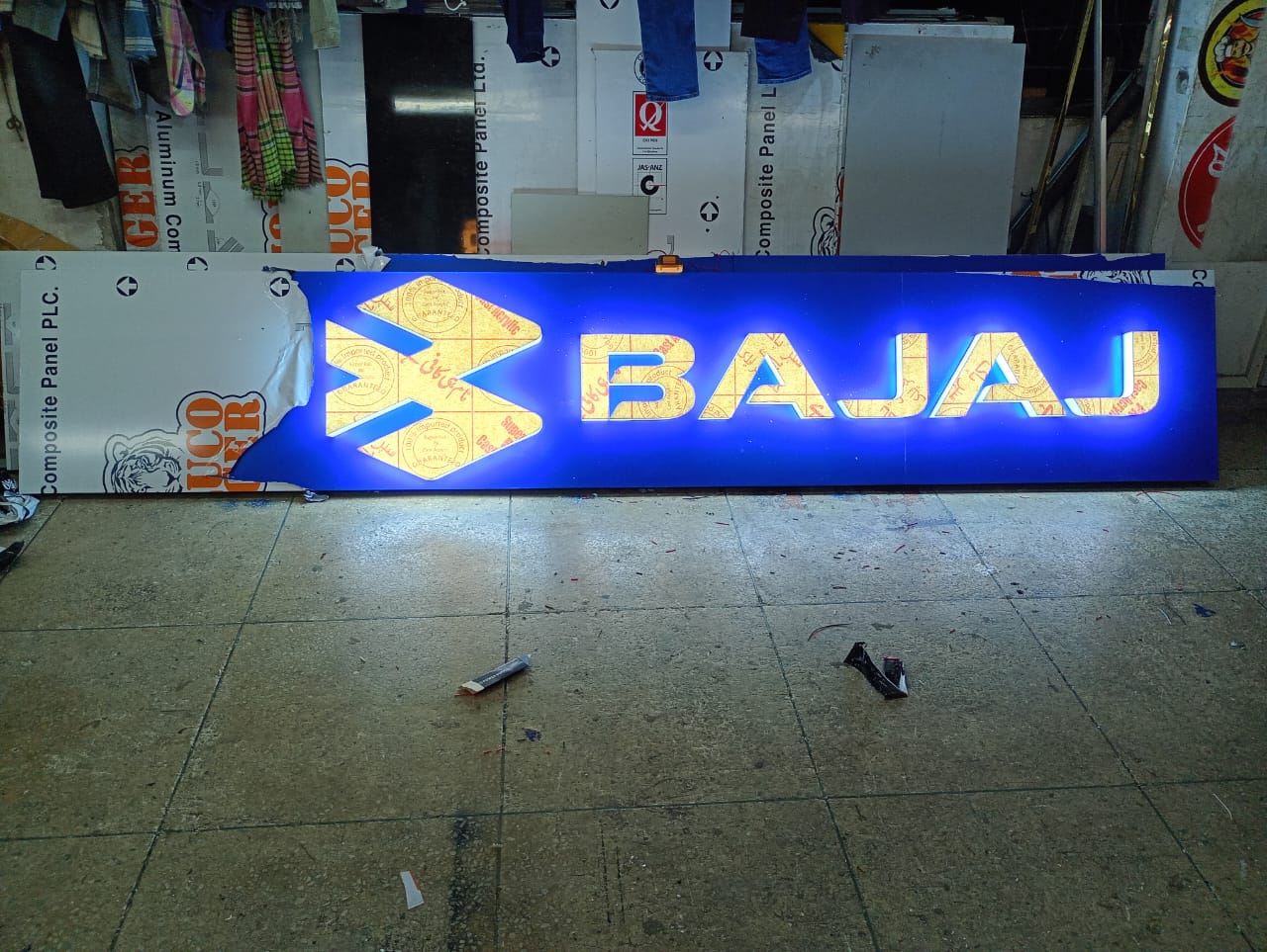 Plastic High Light Letter